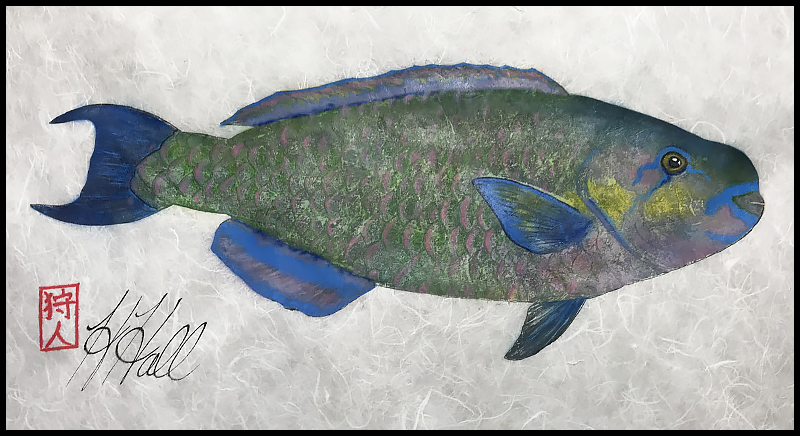 Parrot Fish Fish Print