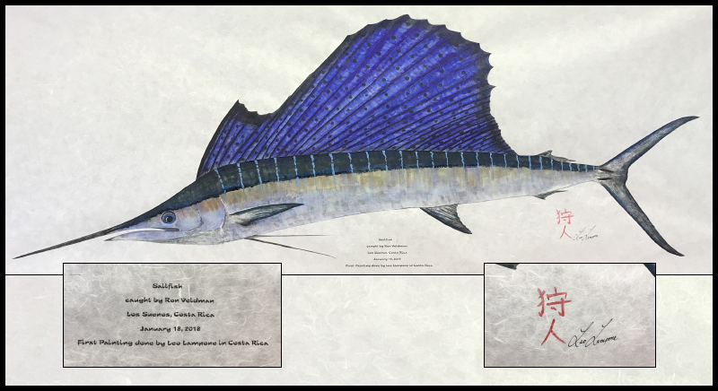 Sailfish Fish Print